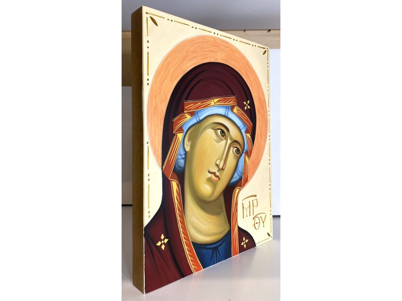 Volto Madre di Dio 24x32 cm