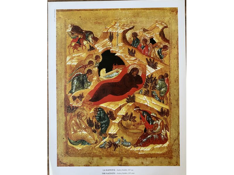 Impresin, Natividad icono (Rublev)