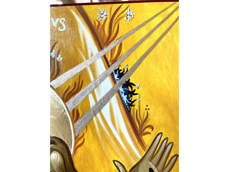 Icona di San Francesco 21x28 cm