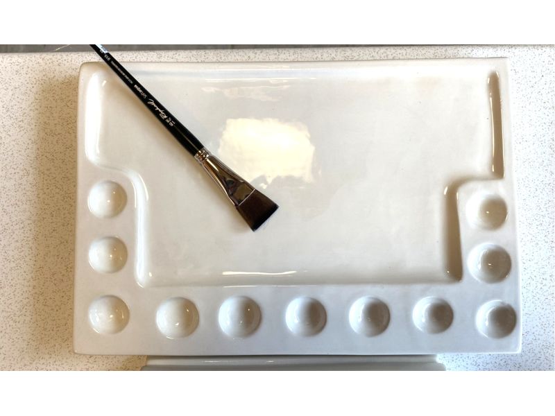 Tavolozza in ceramica 22x32 cm MADE IN ITALY