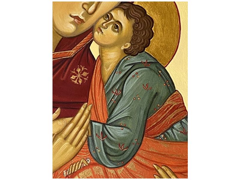Icona Madre di Dio della Tenerezza 24x32 cm