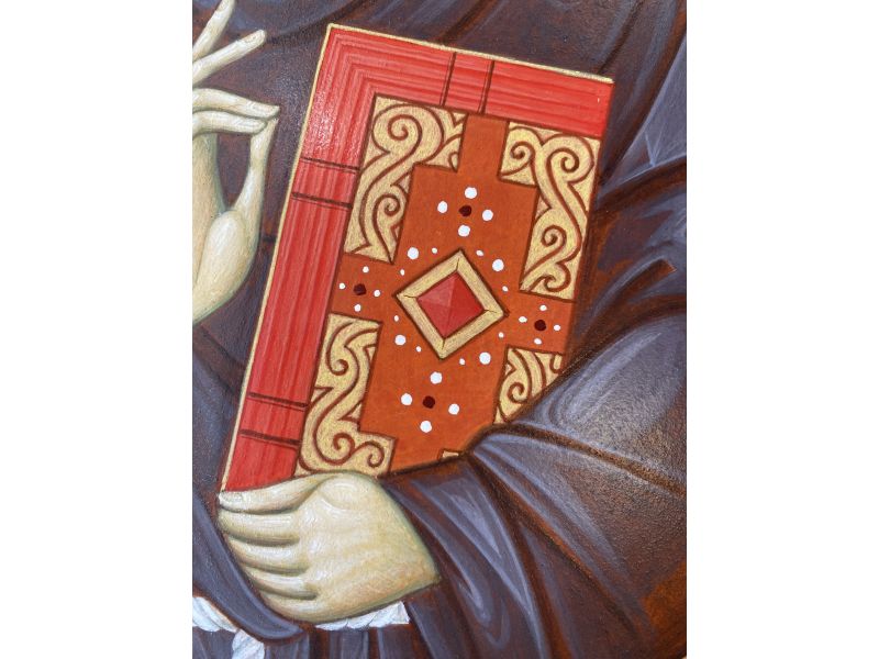 Icona dipinta, Sant'Antonio, 25x35 cm