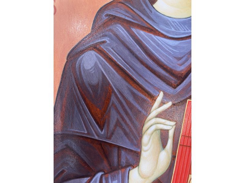 Icona dipinta, Sant'Antonio, 25x35 cm