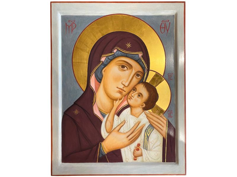 Icona Madre di Dio della Tenerezza 35x45 cm