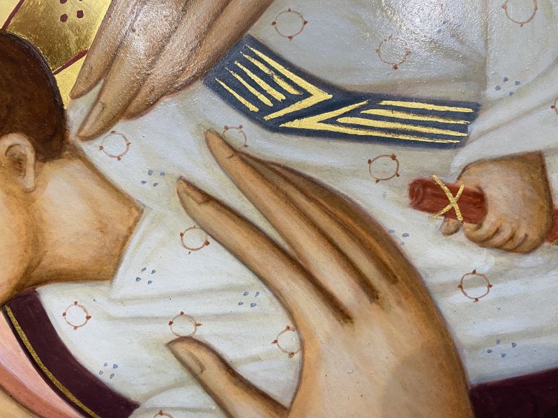 Icona Madre di Dio della Tenerezza 35x45 cm