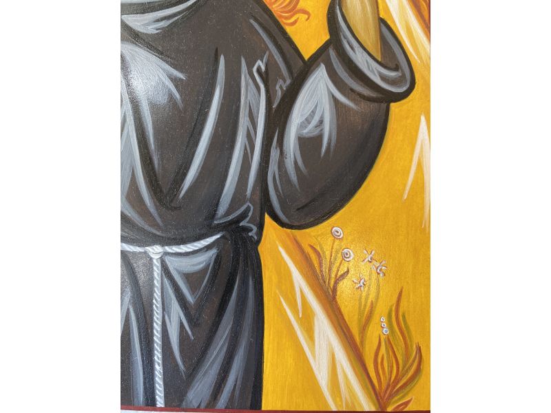 Icona di San Francesco 21x28 cm