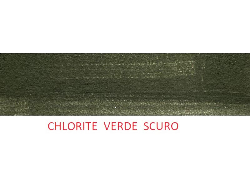 Natural mineral dark green chlorite, Russian pigment