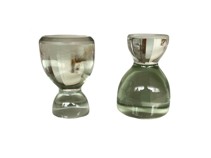 Glass pestle, height 9cm, two diameters (4,5 cm/6 cm) - Zharov