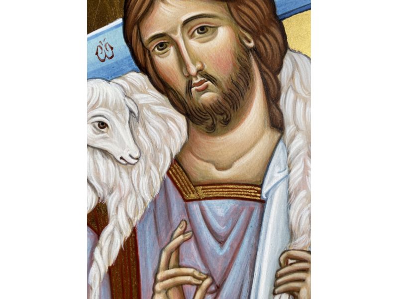 Icona Cristo Buon Pastore 20x30 cm