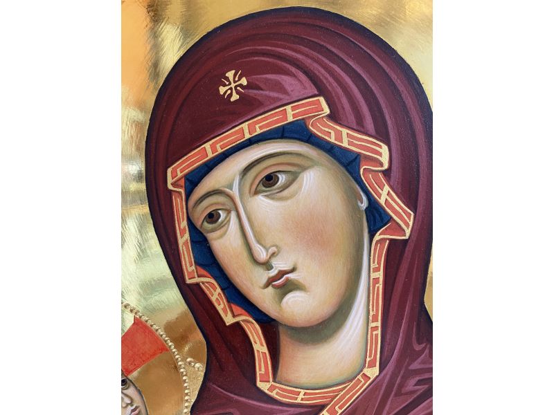 Icona, Madre di Dio Odigitria di Grottaferrata 30x43 cm