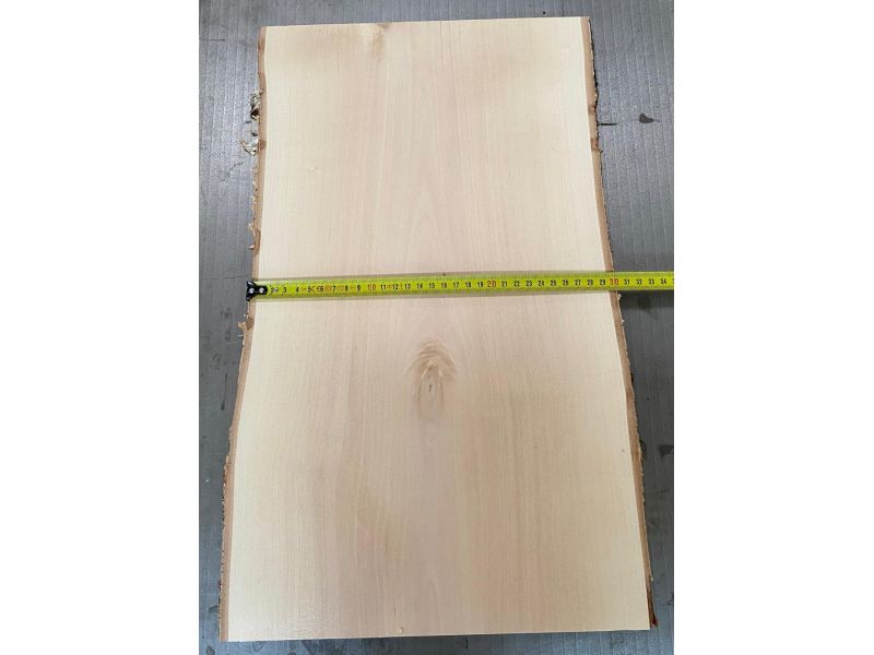 Pice unique en bois de BOULEAU massif, largeur 30 cm, hauteur 50 cm