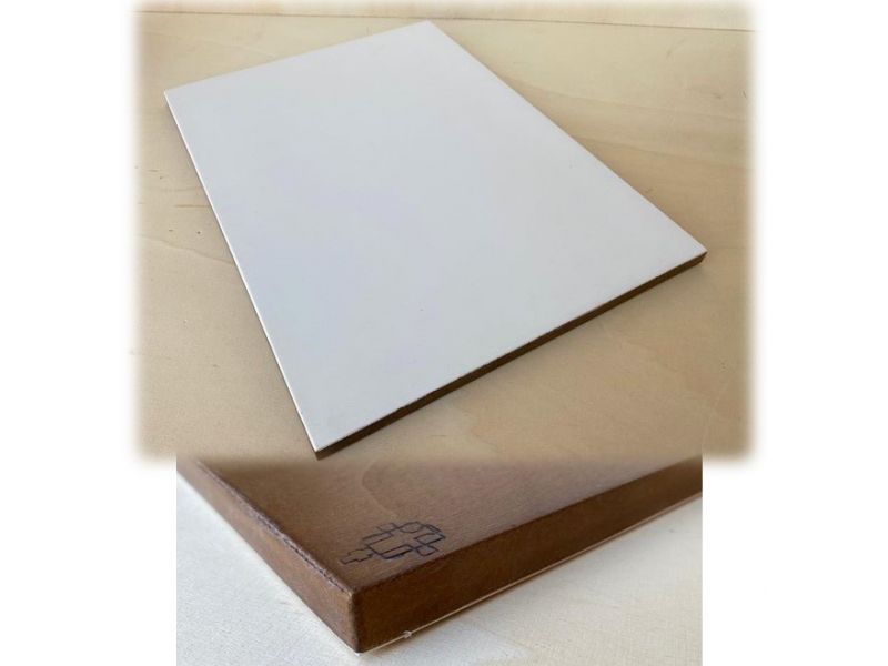 Multilayer icon board smooth, edged, with gesso
