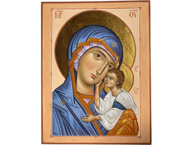 Icona Madre di Dio della Tenerezza 20x26 cm