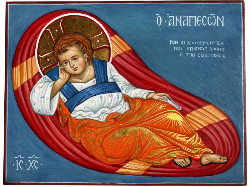 Icona dipinta, Anapeson 26x20 cm