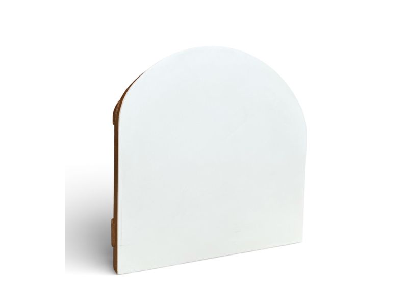 Tavola per icona in tiglio, modello S, liscia, zeppe, gesso