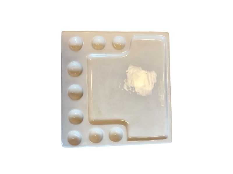 Tavolozza in ceramica 21x22 cm MADE IN ITALY