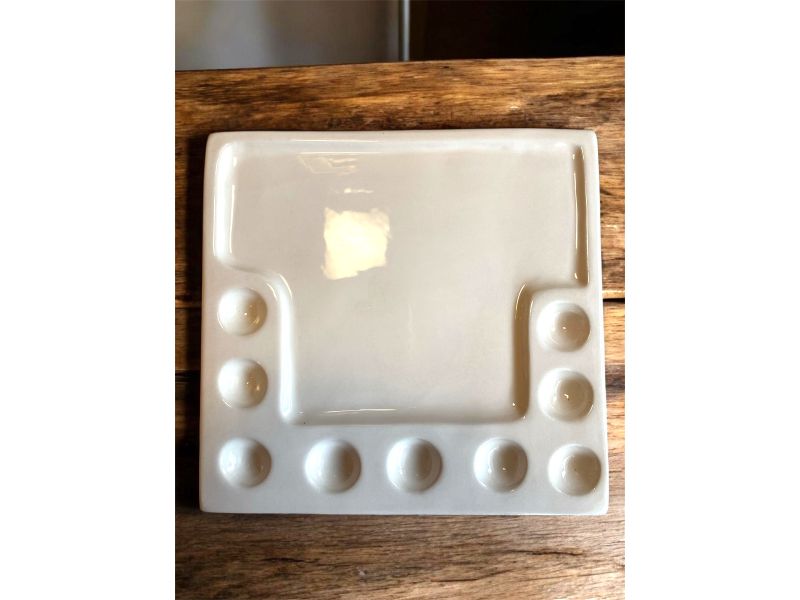 Tavolozza in ceramica 21x22 cm MADE IN ITALY