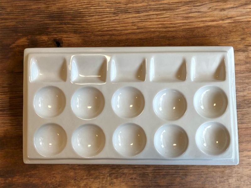 Rectangular ceramic palettes 29x16 cm MADE IN ITALY