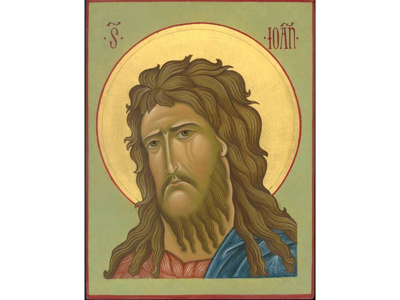 Face of John the Baptist 13x17 cm, single