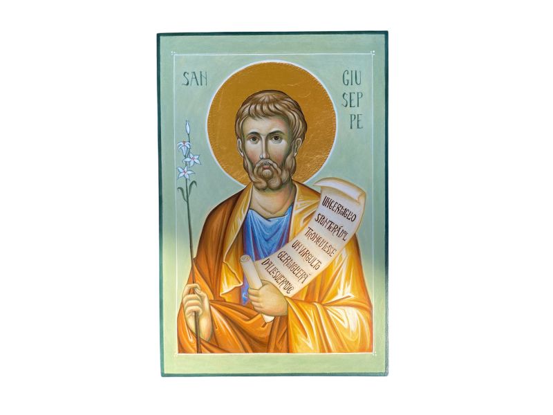 Icona San Giuseppe, 20x30 cm