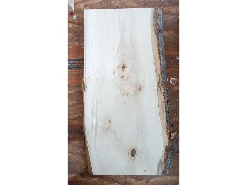 Pezzo unico in legno massiccio di Tiglio, per pirografia, 28x53,5 cm