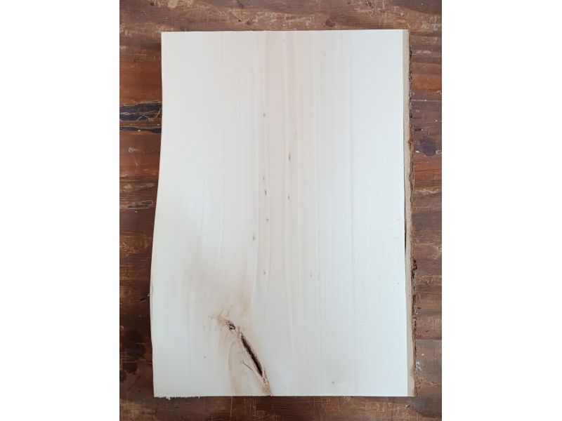 Pezzo unico in legno massiccio di Tiglio, per pirografia, 29x40 cm