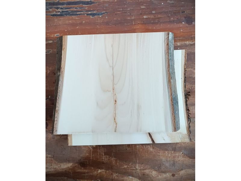 Piezas mixtas de madera de tilo para pirograbado, ancho 25-27 cm, alto 20 cm