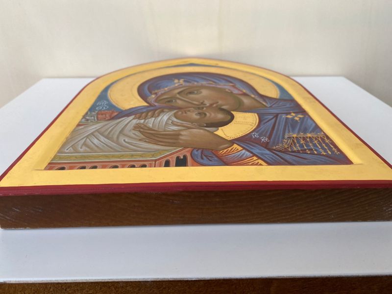 Icne de la Nativit, Vierge Marie avec l'enfant Jsus 24x32 cm