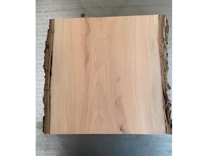 Pezzo unico in legno di Pero, con corteccia, larghezza 23 cm x altezza 26 cm