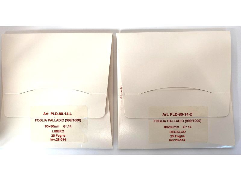Libretto Foglia PALLADIO 25 fogli, doppio spessore 14 gr.  Brambilla (Italia)