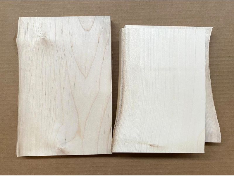 Unique piece in solid MAPLE wood, width 15-18 cm, height 22-27 cm