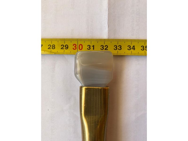 Brunissoir en agate, forme de spatule num. 12