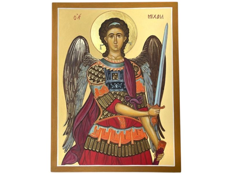 Icona, Arcangelo Michele 24x32 cm