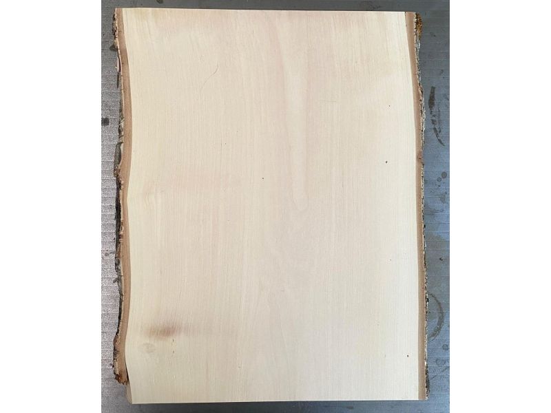 Unique piece in solid BIRCH wood, width 28 cm, height 38 cm