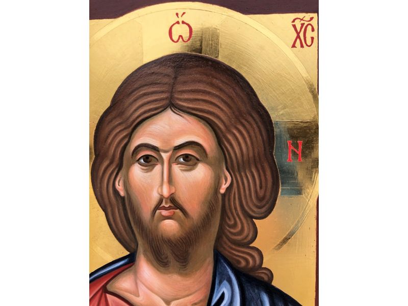 Icona, volto di Cristo 20x26 cm