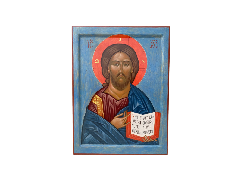 Icona Cristo Pantocratore 24x32 cm