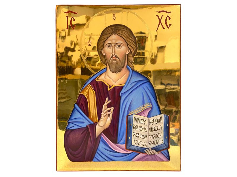 Icona, Cristo Pantocrator 24x32 cm