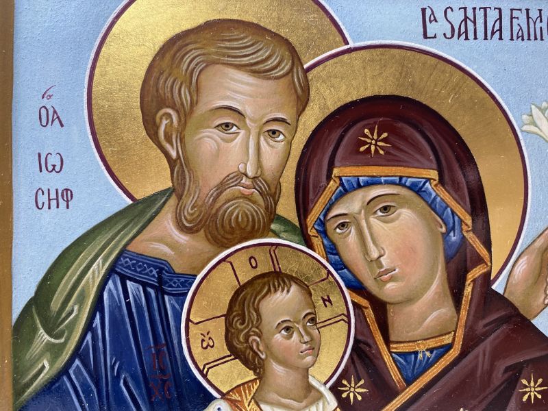 Heilige Familie 20x20 cm