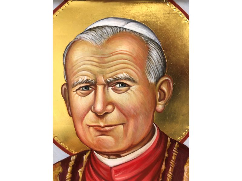 Icon of Saint John Paul II, 25x30 cm