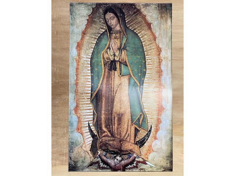 Estampe, Madonna di Guadalupe h. 70 cm