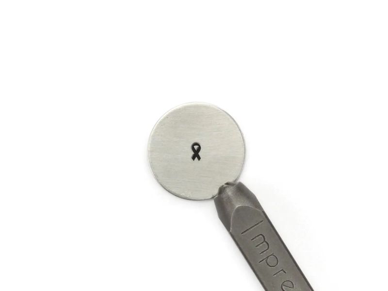 Poinon en acier au carbone, qualit professionnelle, RUBAN CROIS, 4 mm