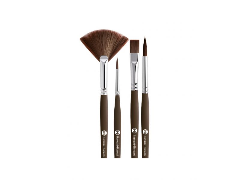 KIT 4 brushes TOP GRAPHIC, Borciani Bonazzi