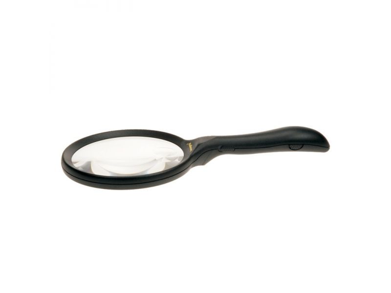 Magnifier with LED light 100mm 2x 4x.