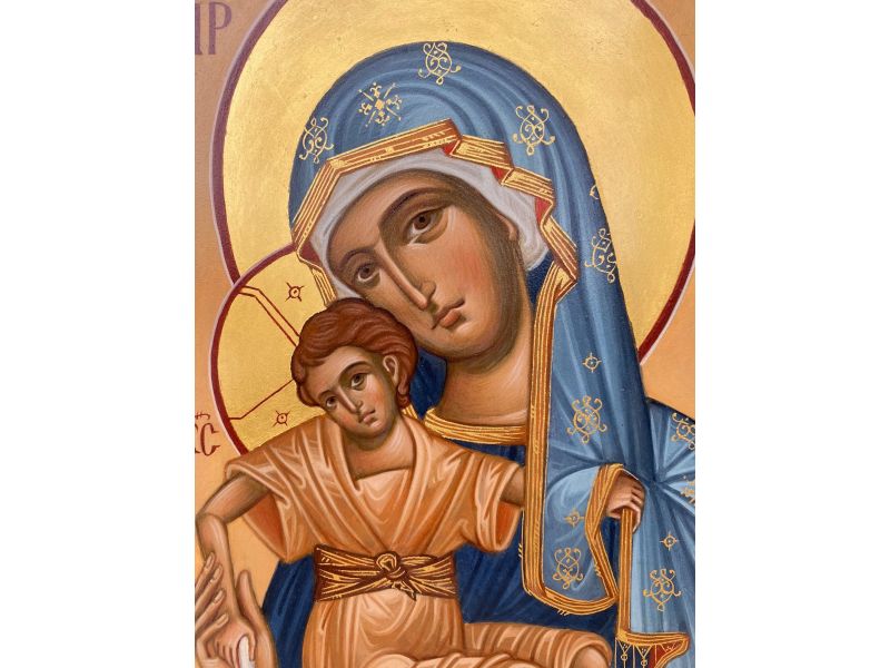Icne, Vierge Eleousa de Kykkos, 25x35 cm