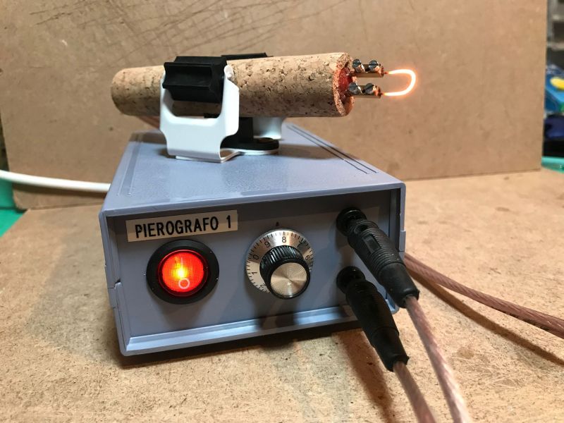 Pirografo PIEROGRAFO 1, 30 W qualit� artigianale italiana, con 10 punte