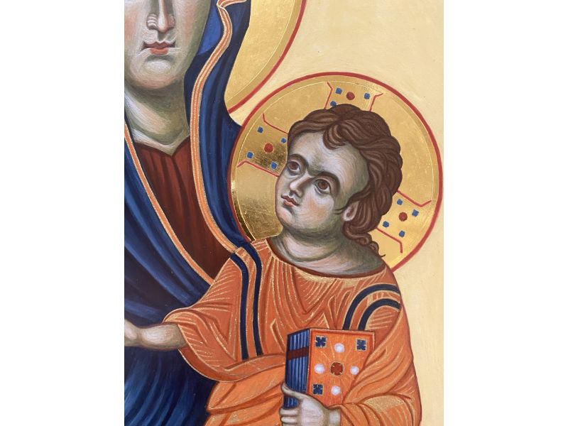 Icne, Salus Populi Romani 30x45 cm avec cadre creuse