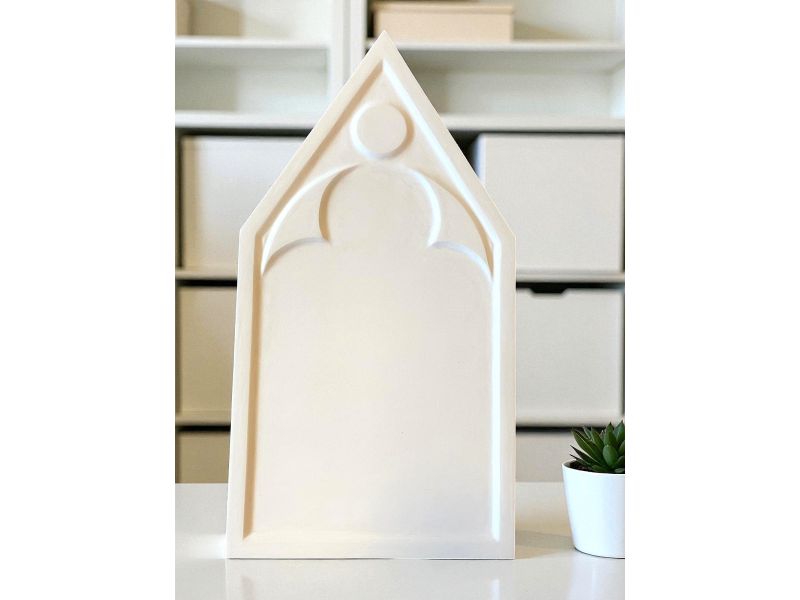 Tavola per icona in tiglio, modello PUNTARC, culla, zeppe, gesso