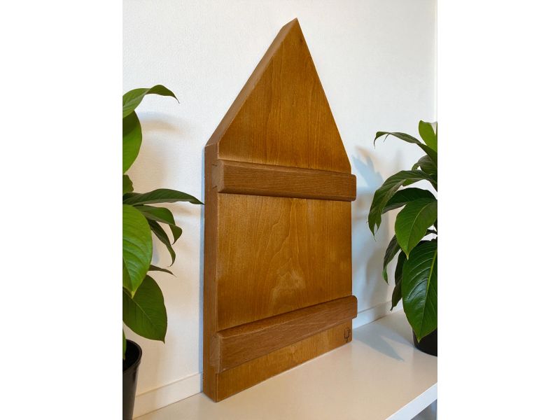 Tavola per icona in tiglio, modello PUNTARC, culla, zeppe, gesso