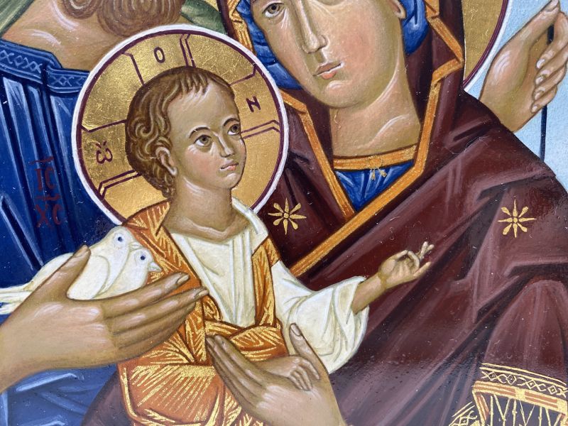 Heilige Familie 20x20 cm