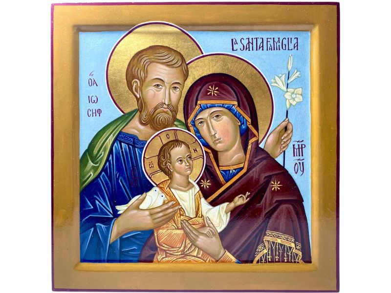 Heilige Familie 20x20 cm